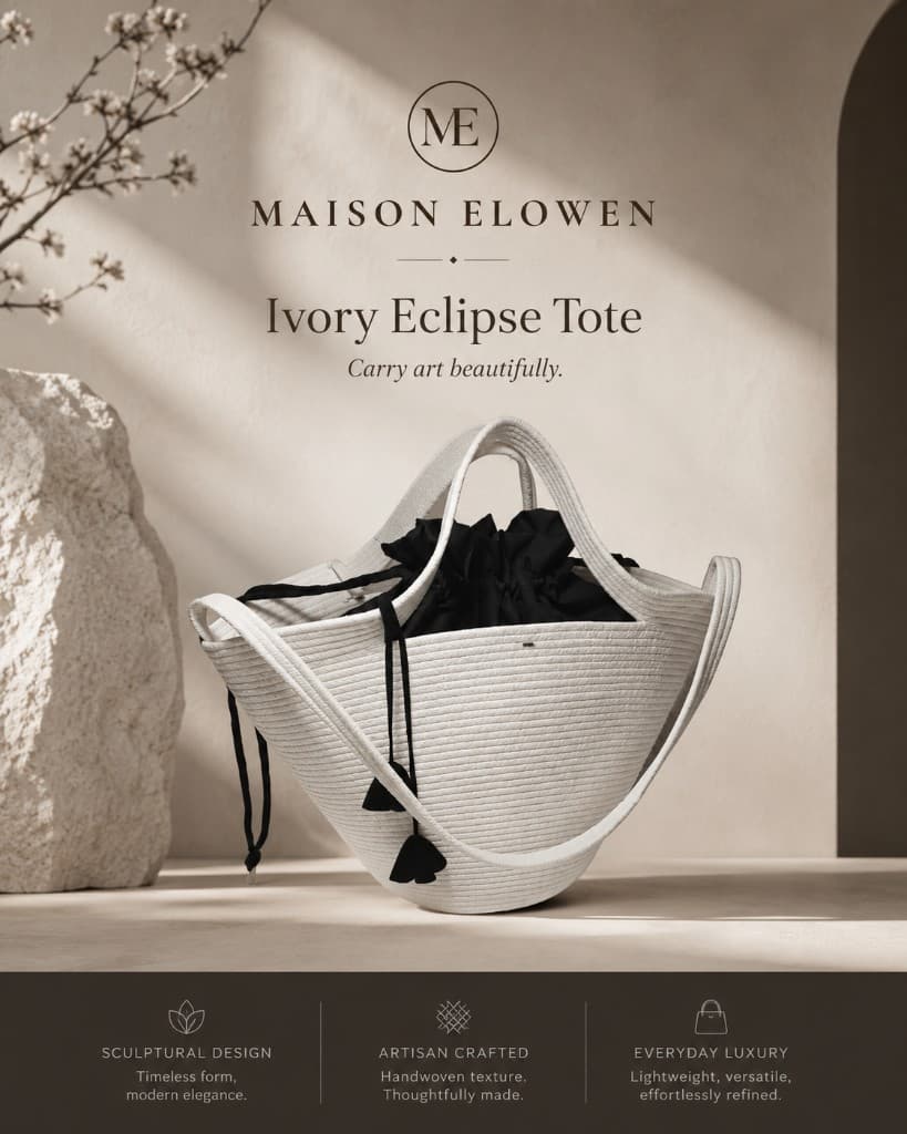 Ivory Eclipse Tote — view 1