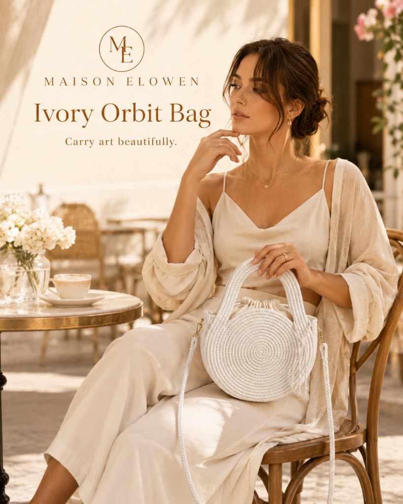 Ivory Orbit Bag — view 1