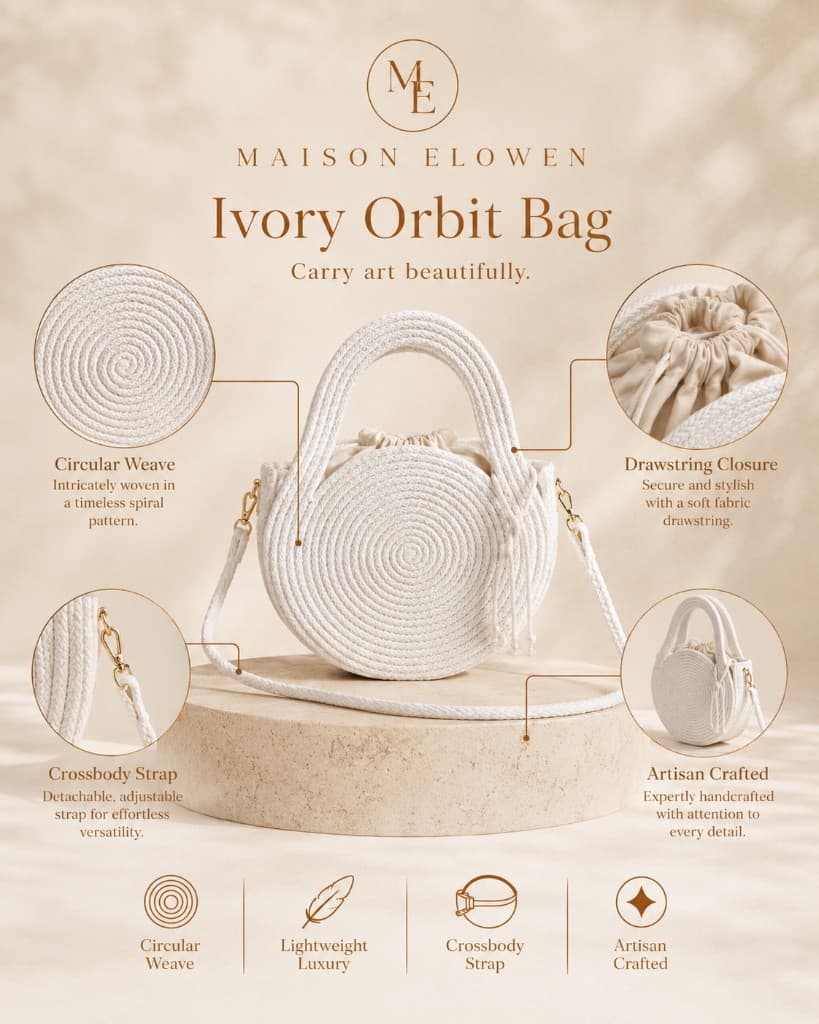 Ivory Orbit Bag thumbnail 3
