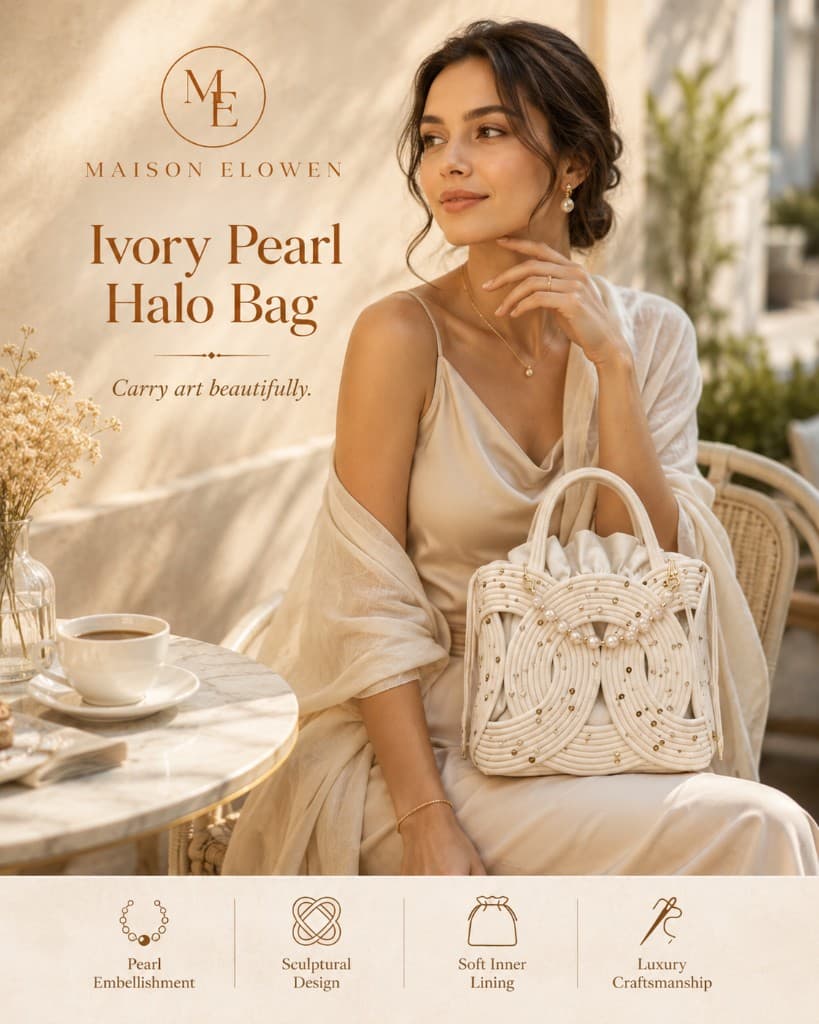 Ivory Pearl Halo Bag thumbnail 2
