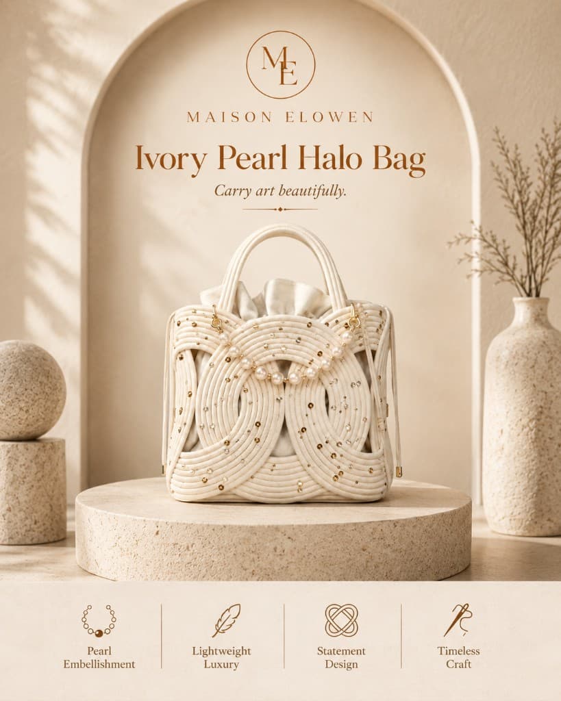 Ivory Pearl Halo Bag thumbnail 3