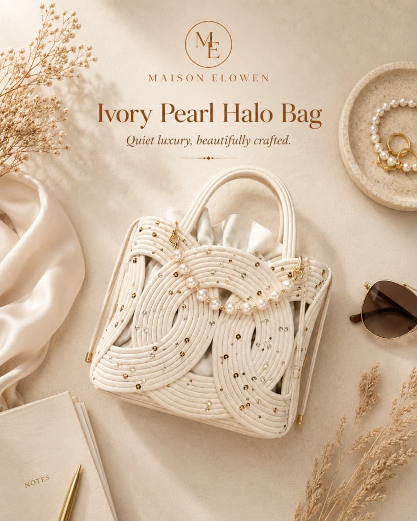 Ivory Pearl Halo Bag thumbnail 4