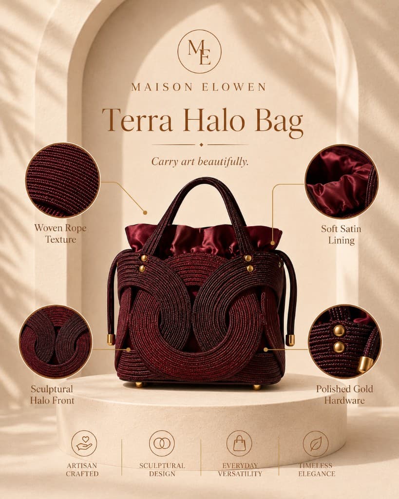 Terra Halo Bag — Bordeaux thumbnail 4
