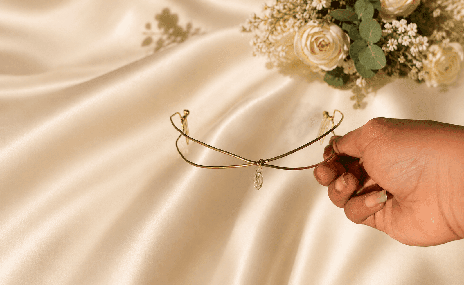 Aurelia Crystal Crown — the kind of piece we design for years of wear